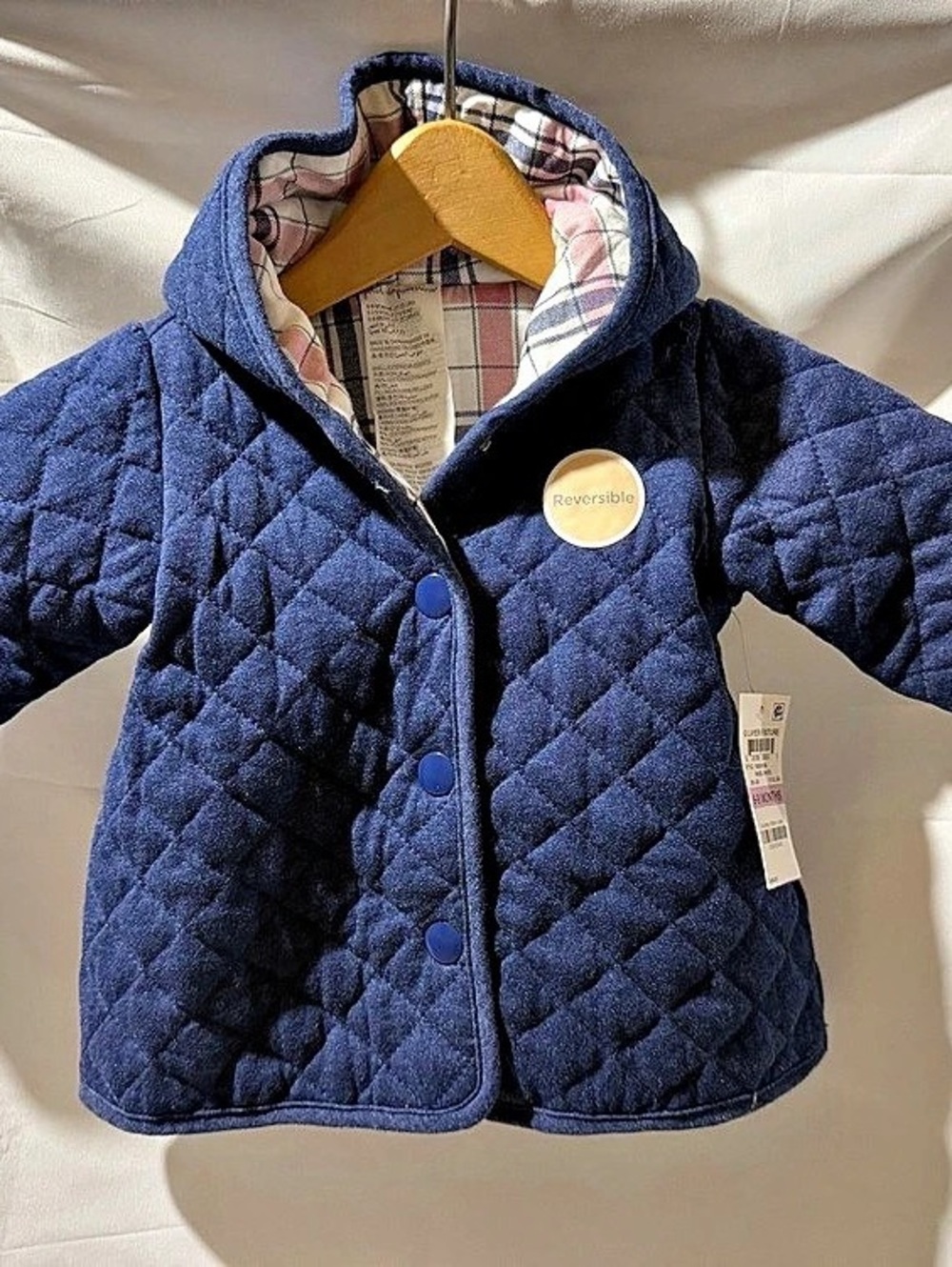 First Impressions Baby 6-9 Months Quilted Jacket NWT